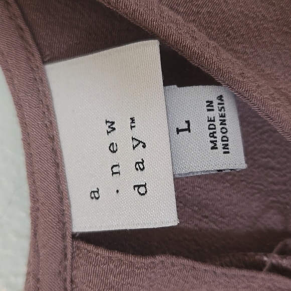 A New Day Brown Tank Top Size Large - Picture 6 of 7